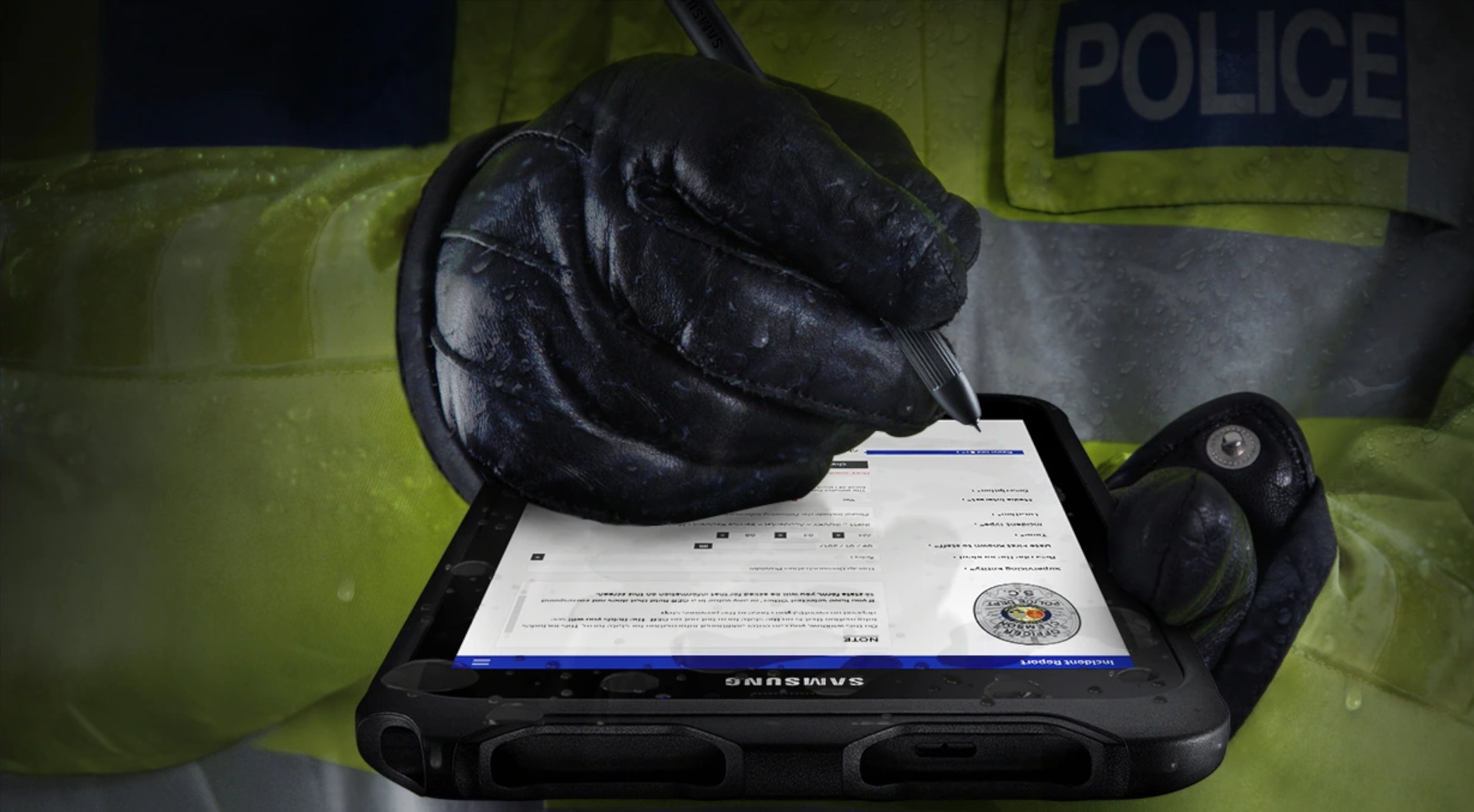 Samsung Galaxy Tab Active 2 Rugged Police